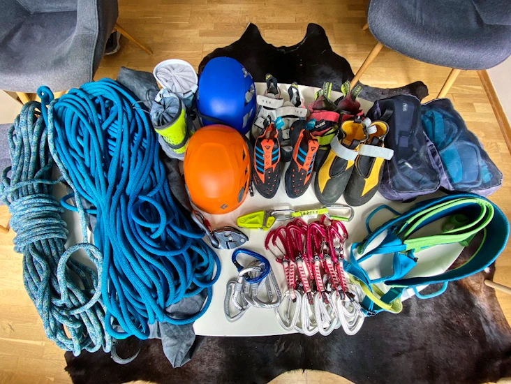 Komplett klatreutstyr for ute/inneklatring
