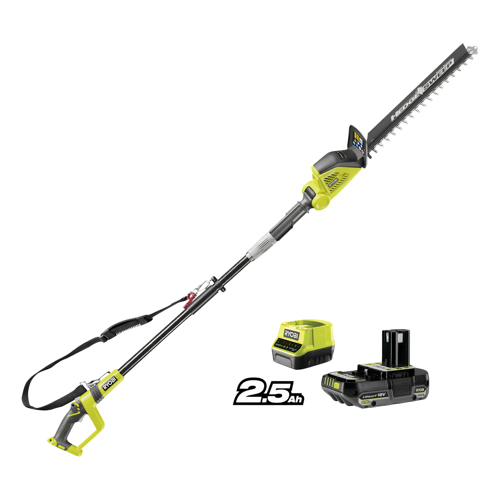Batteridrevet hekksaks 18 v 400 mm - teleskop