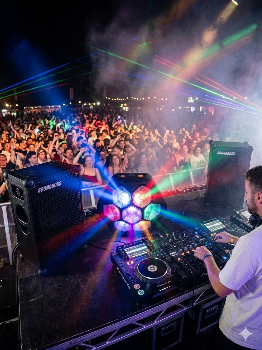 ⚡ soundboks lightbox – med sound-reactive lysshow! ⚡ ny