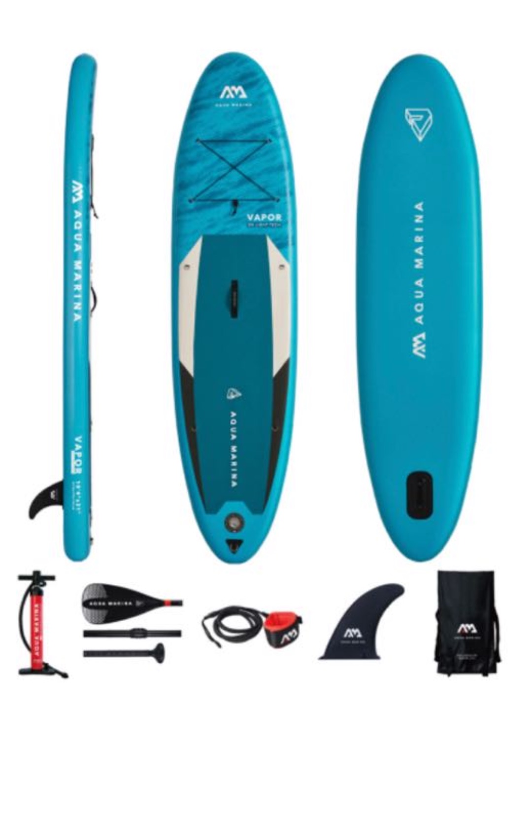 Sup vapor 10´4" fra aqua marina 