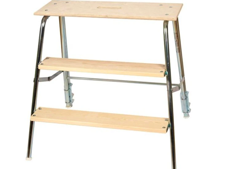 5 stegsbock med skjutbara ben.