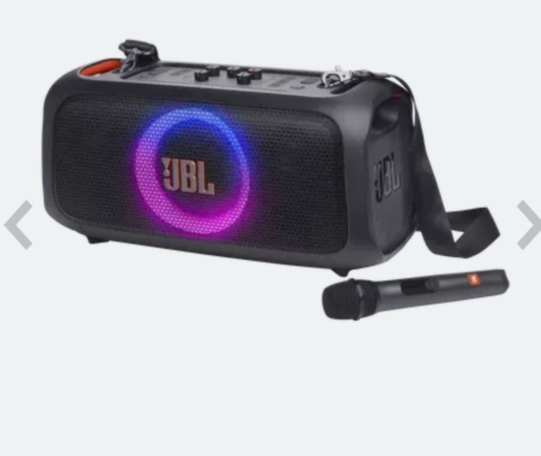 Kompakt festhøyttaler med trådløs mikrofon 