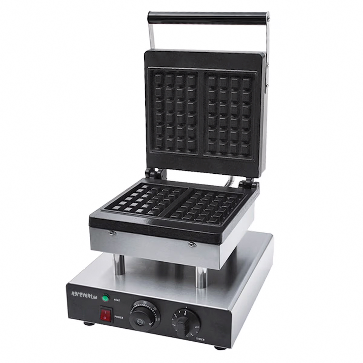 Våffeljärn dubbel för belgiska våfflor