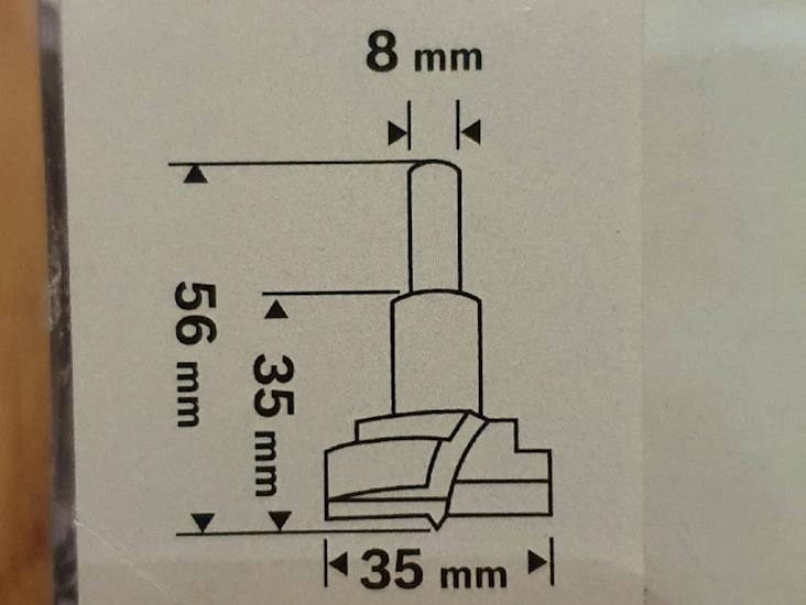 35 mm centrumborr bosch