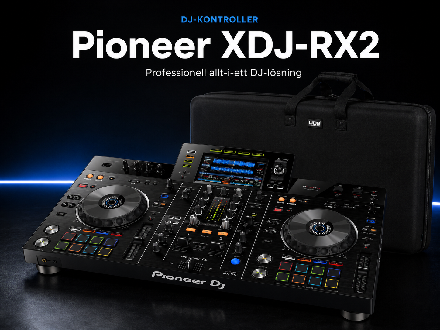 Pioneer xdj-rx2 – professionell dj-controller med case