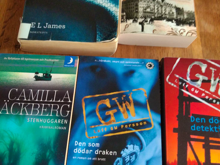 Olika typer av böcker pocket