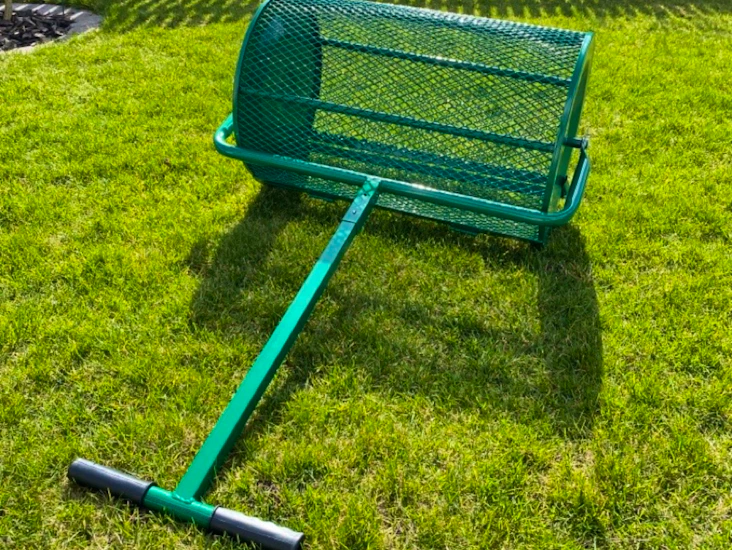 Jord och dress-spridare (toppdressare)