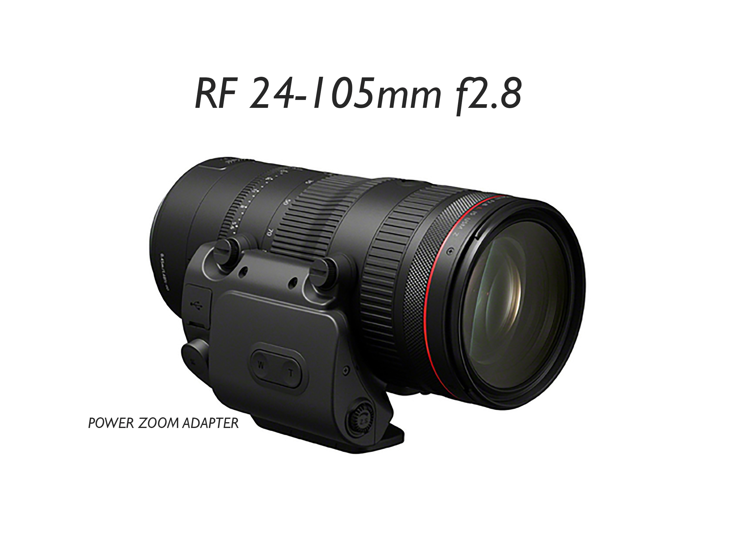 Canon rf 24-105mm f2.8 is usm z lens / power zoom option