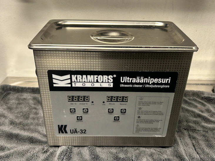 Ultraäänipesuri kramfors 3,2 litraa + pesuainetta