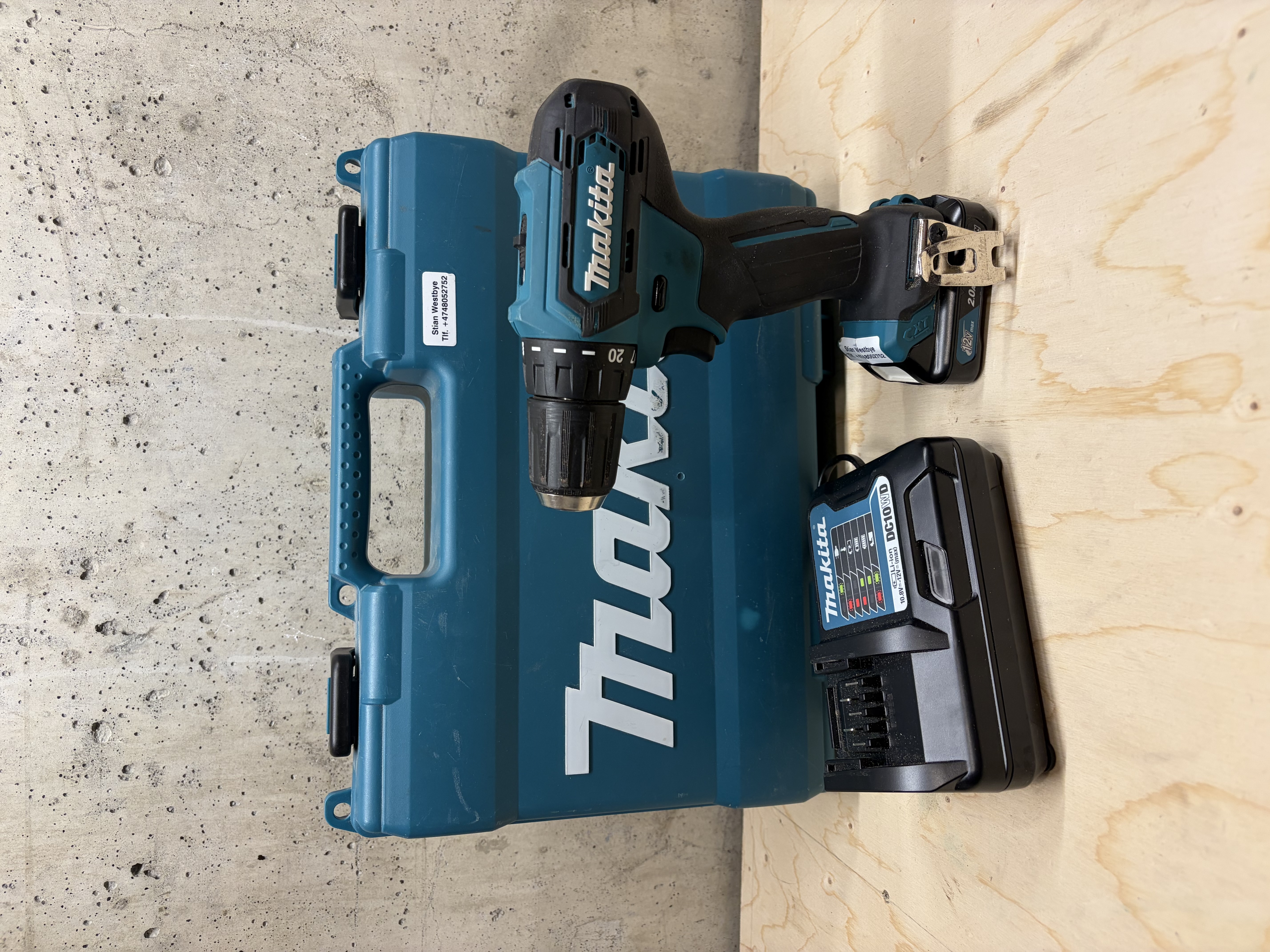 Makita 12v borskrutrekker