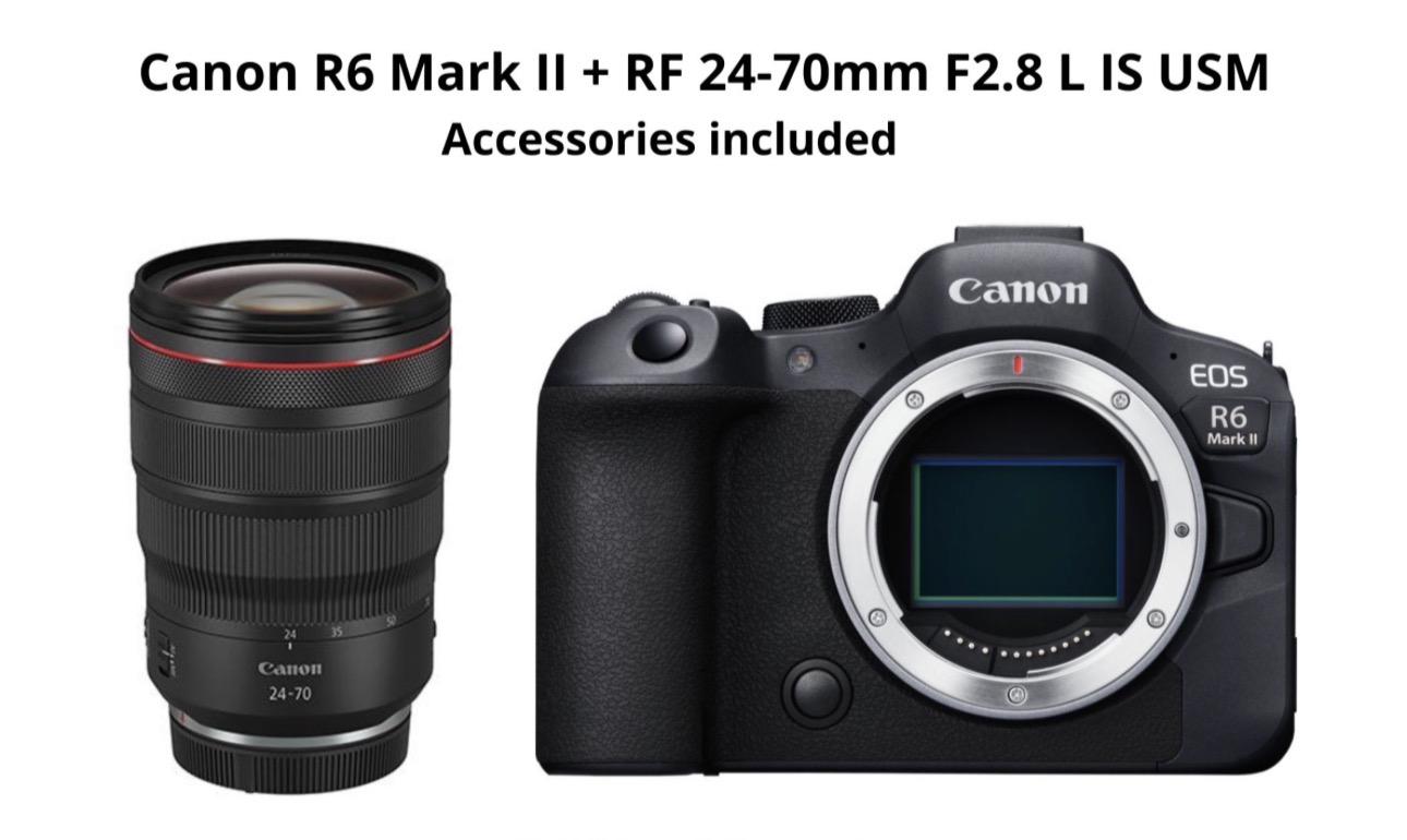 Canon r6 mark ii + rf 24-70mm f2.8