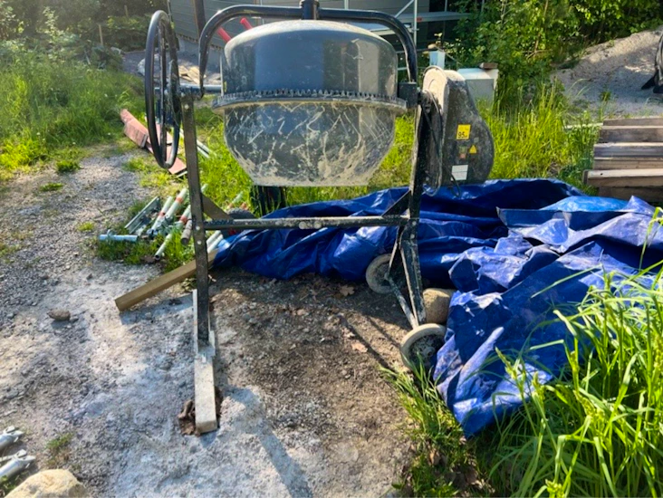 Meec betongblandare 160 l