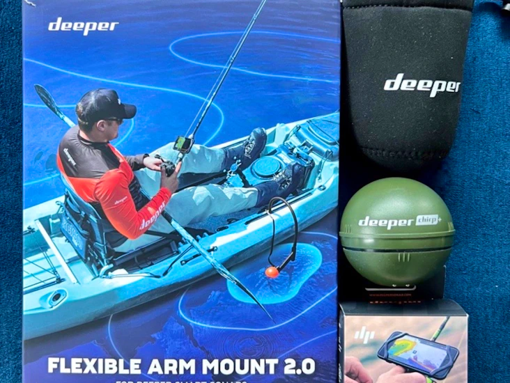 Deeper chirp+, arm mount, phone mount