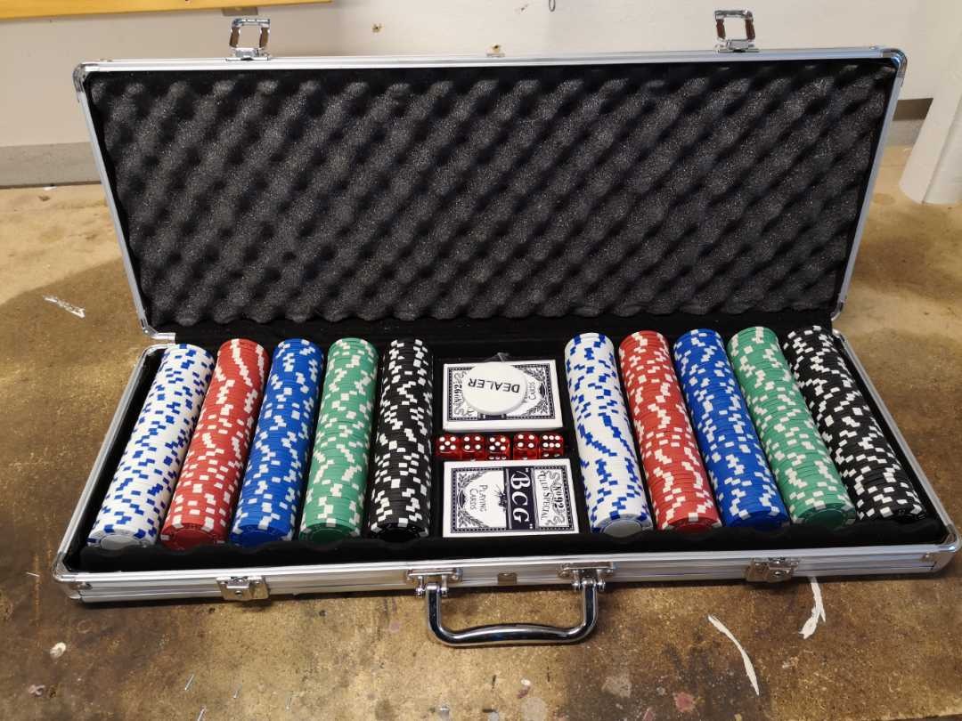 Pokerset 500 marker