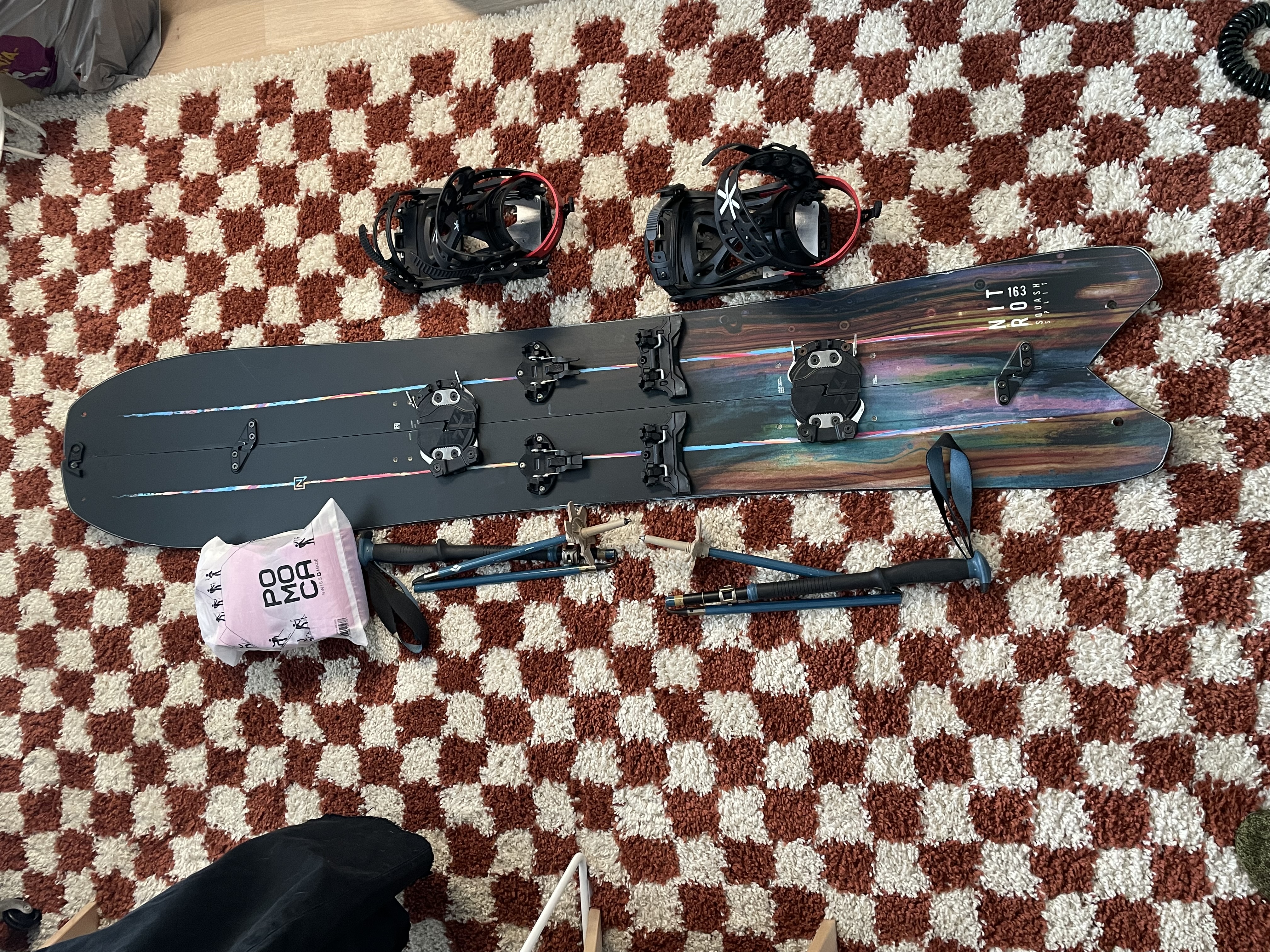 Nitro squash 163cm splitboardsetti