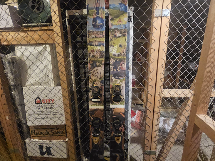 Downskis throwdown 125 185cm pudderski