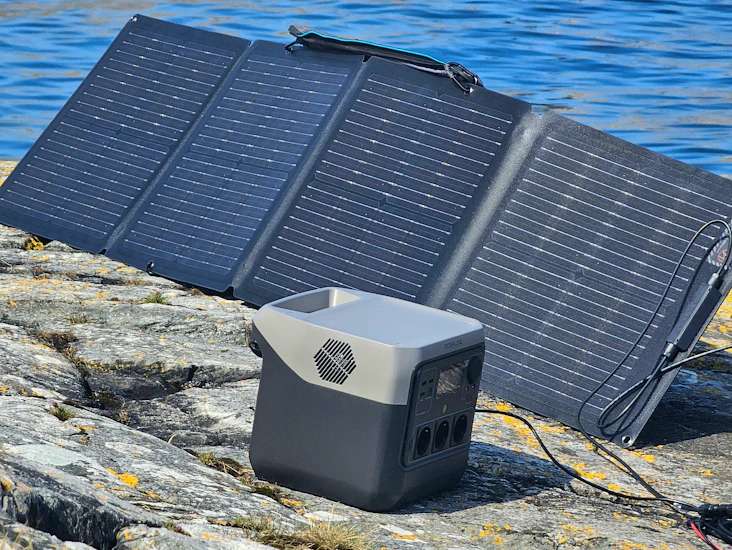 Solpanel ecoflow 110w portabel