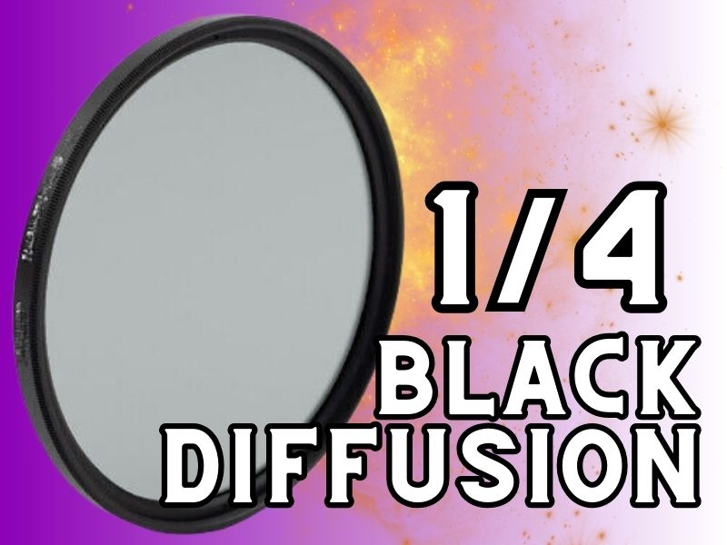 Black diffusion 1/4 filter