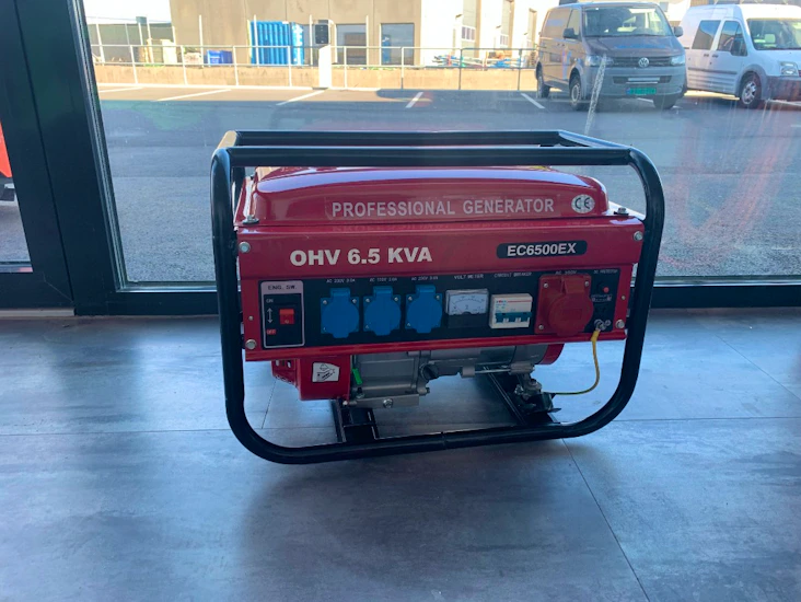 bensindrevet strømaggregat.