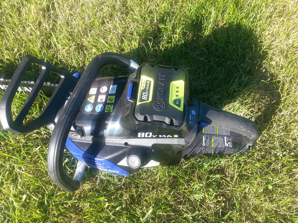 Kobalt 80 volt battery chainsaw 18” bar