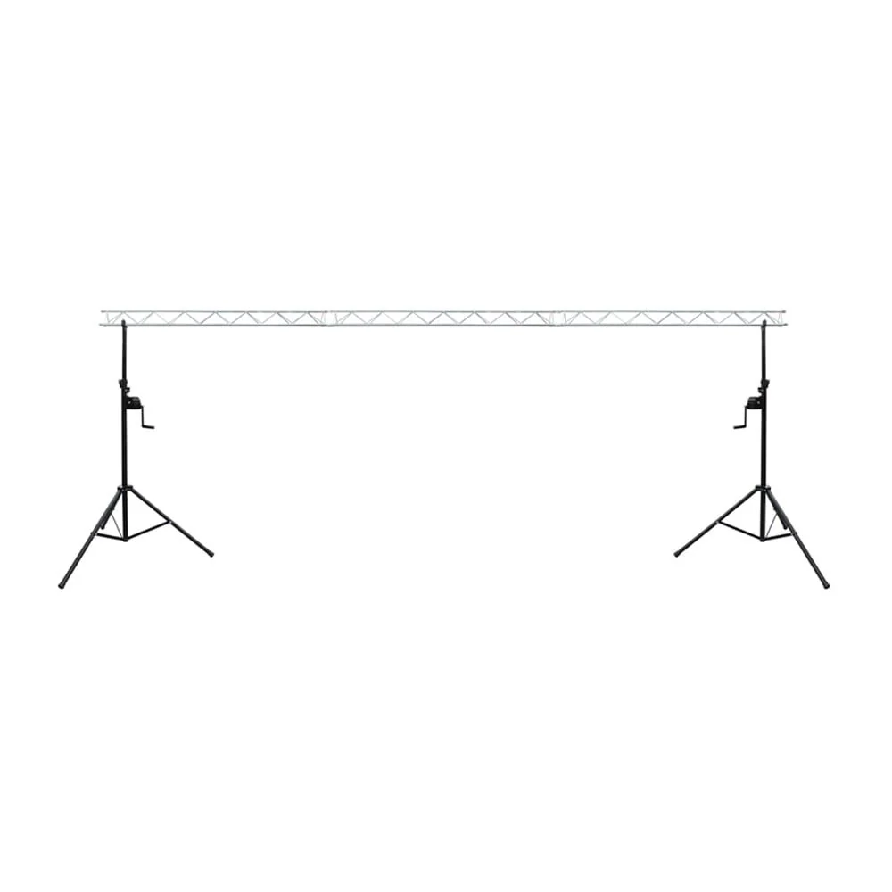 6 m decotruss (ø20mm) med sveivestativ til leie – lett dekortruss-sett