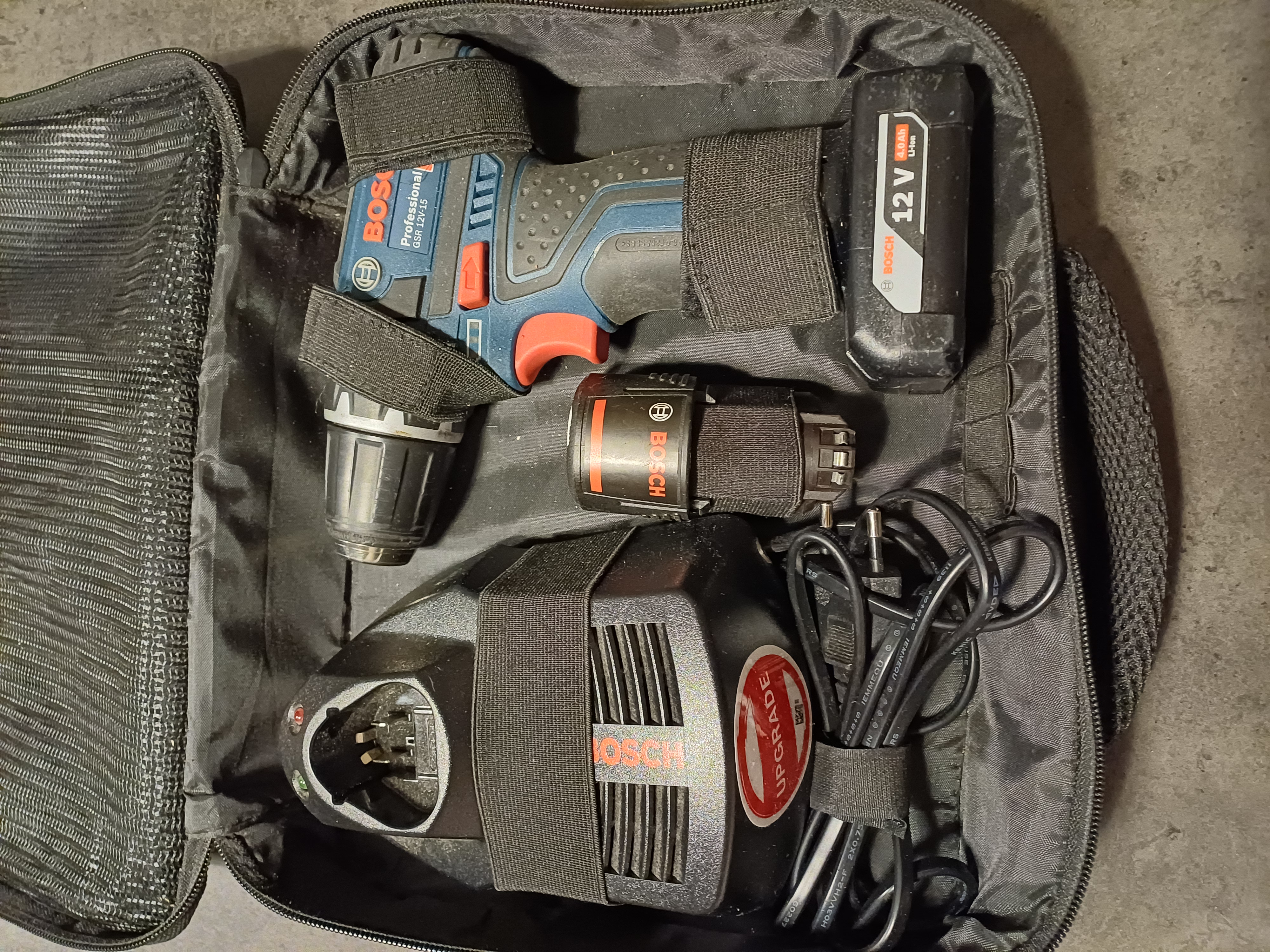 Bosch 12v skru/bortrekker