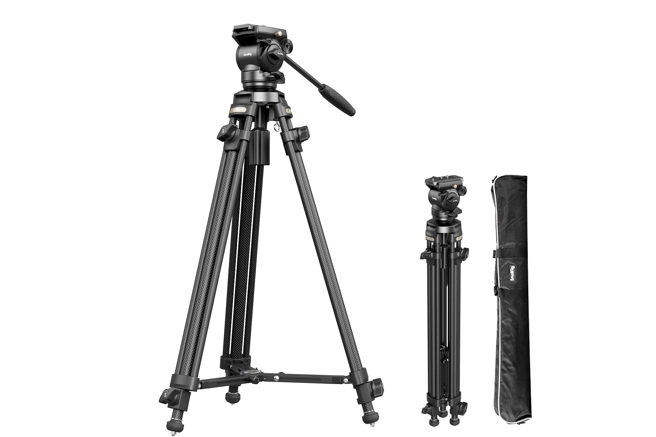 Smallrig video tripod system w/ fluid head & qr plate