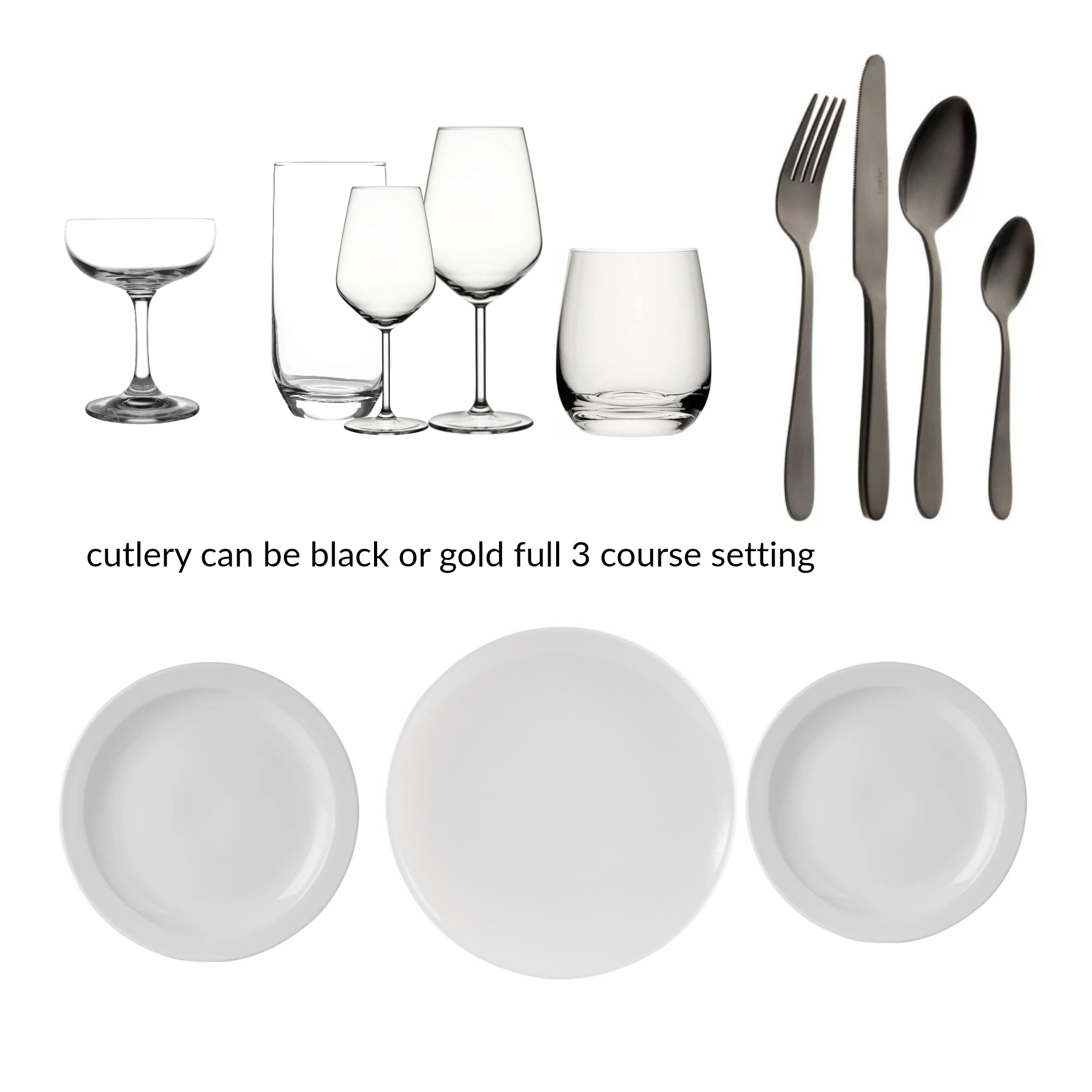Wedding or event place setting