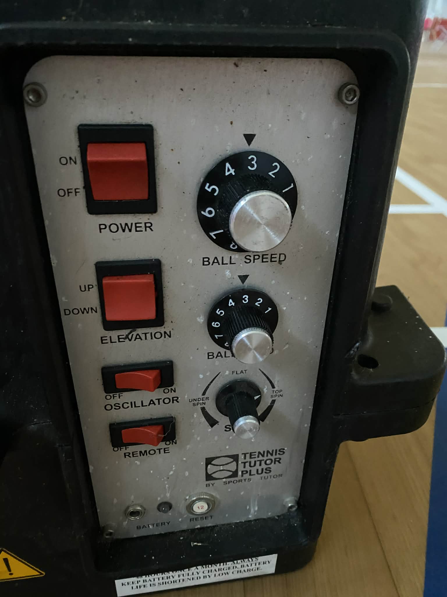 Premium tennis ball machine + balls