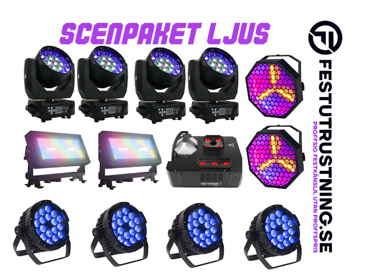 Eventpaket pro ljus – allt du behöver för riktig showkänsla!