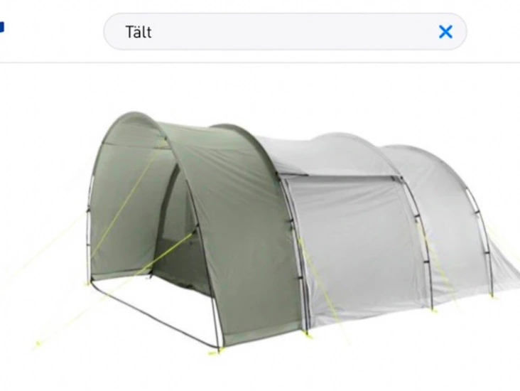 Tält 5-manna + sovmadrasser