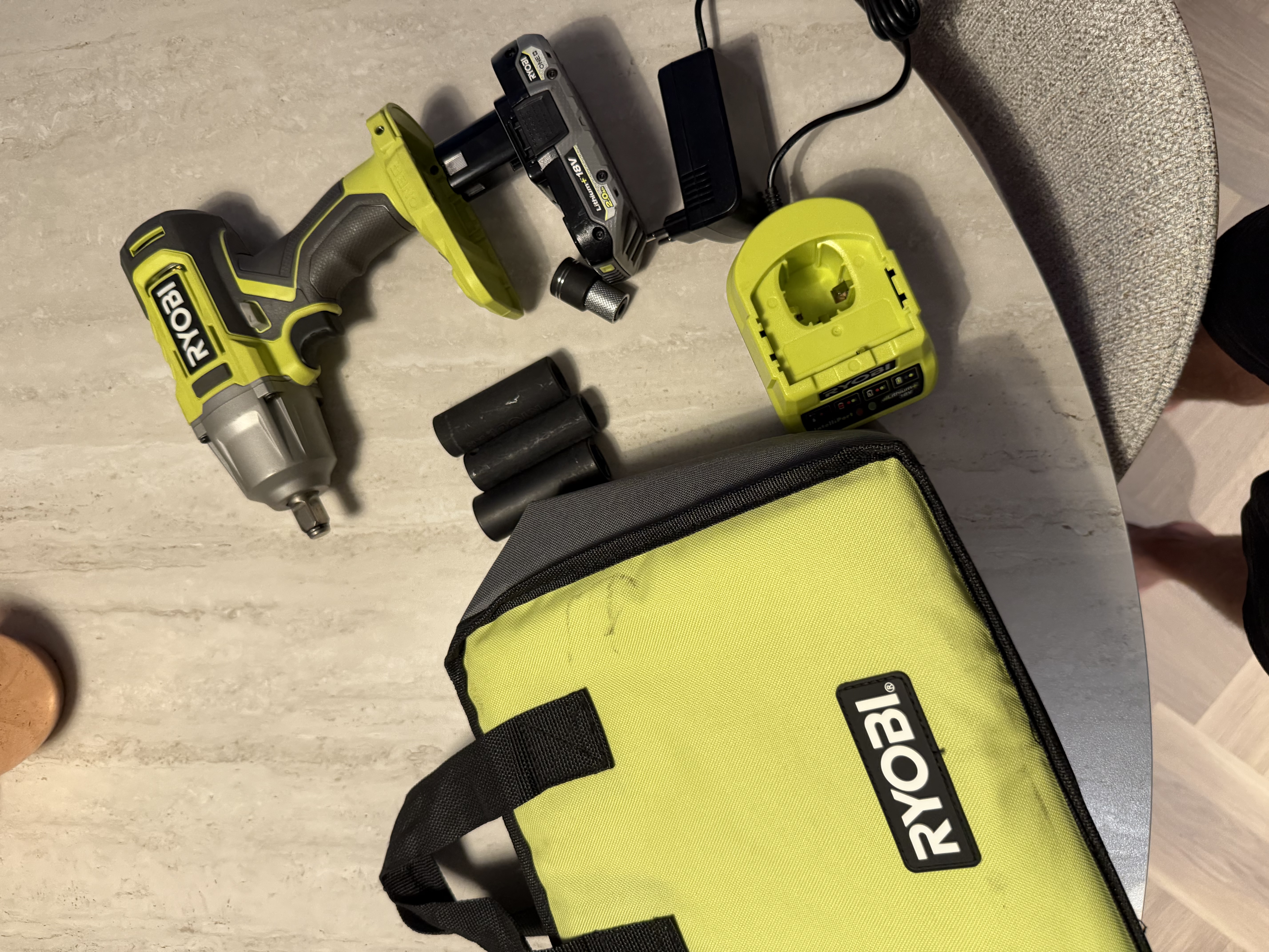 Mutterdrage ryobi 