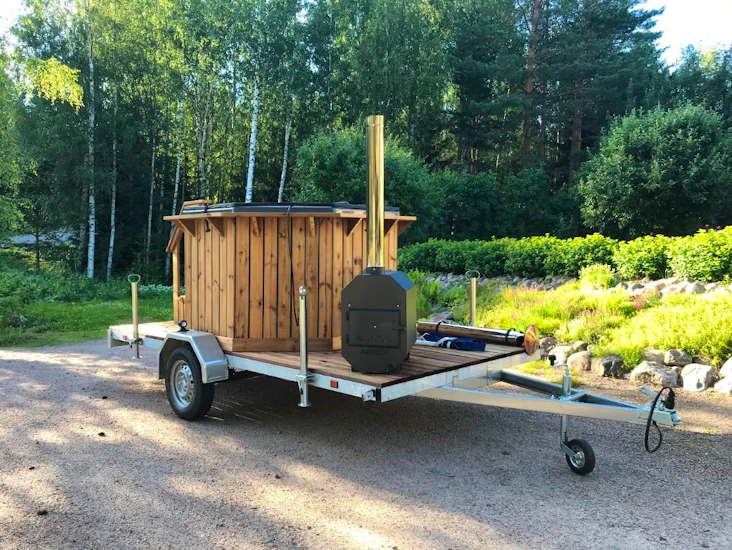 Iso paljukärry led-valoilla nummela/vihti