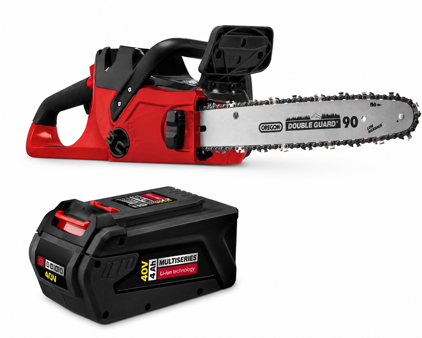 Batteridriven kedjesåg 40 v 14"/36 cm