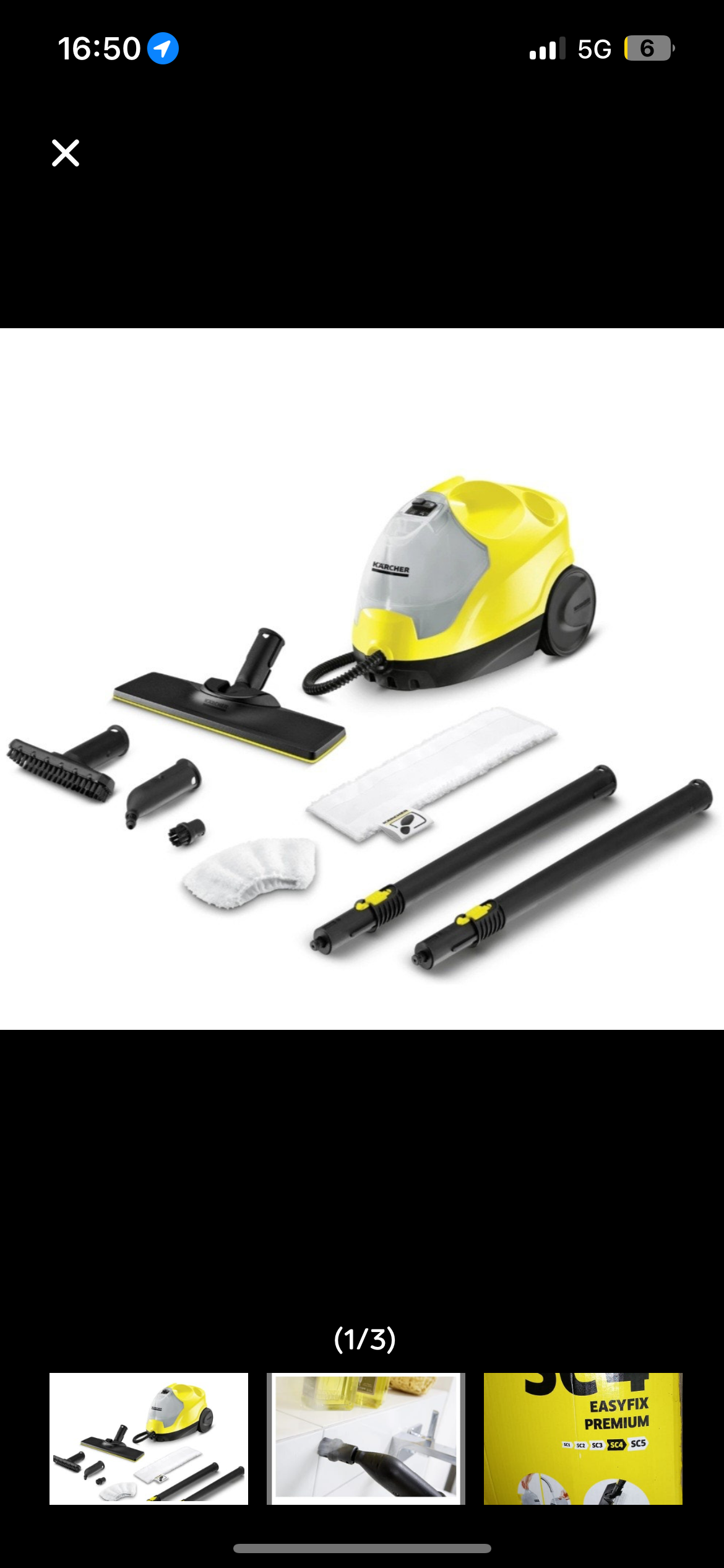 Damprenser karcher sc3