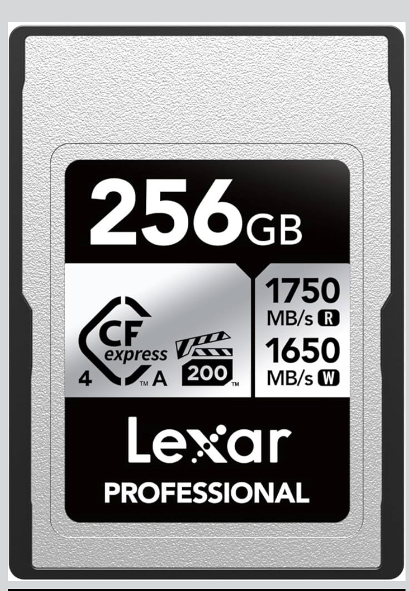 Lexar professional cfexpress type a 256gb (1750mb/s)