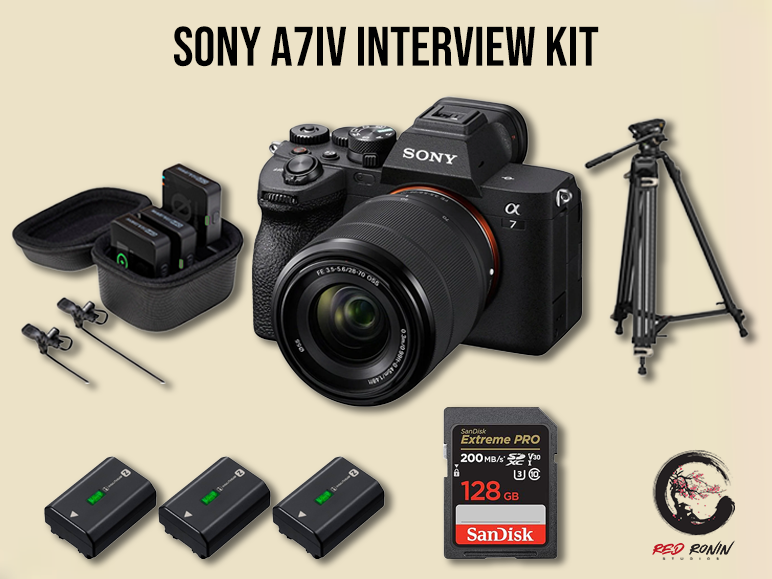 Sony a7iv interview kit