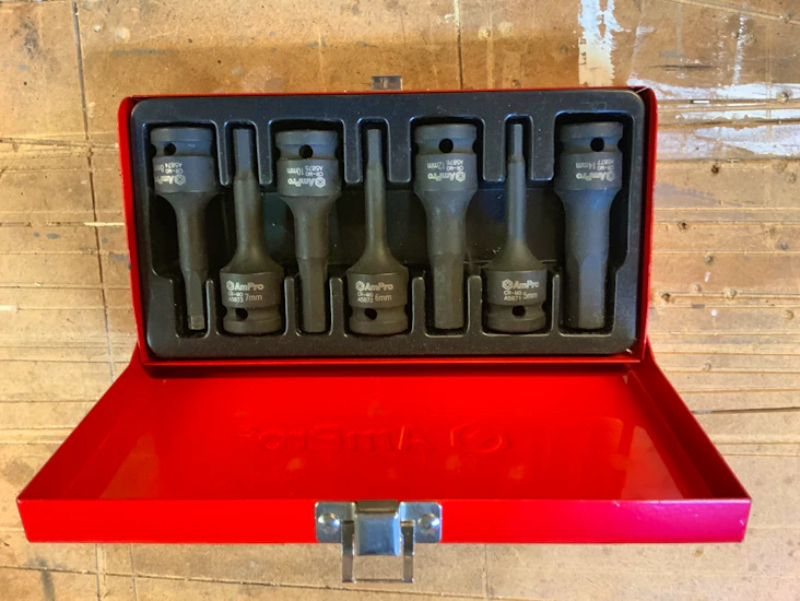 Insex nyklar till 1/2" t.ex för mutterdragare