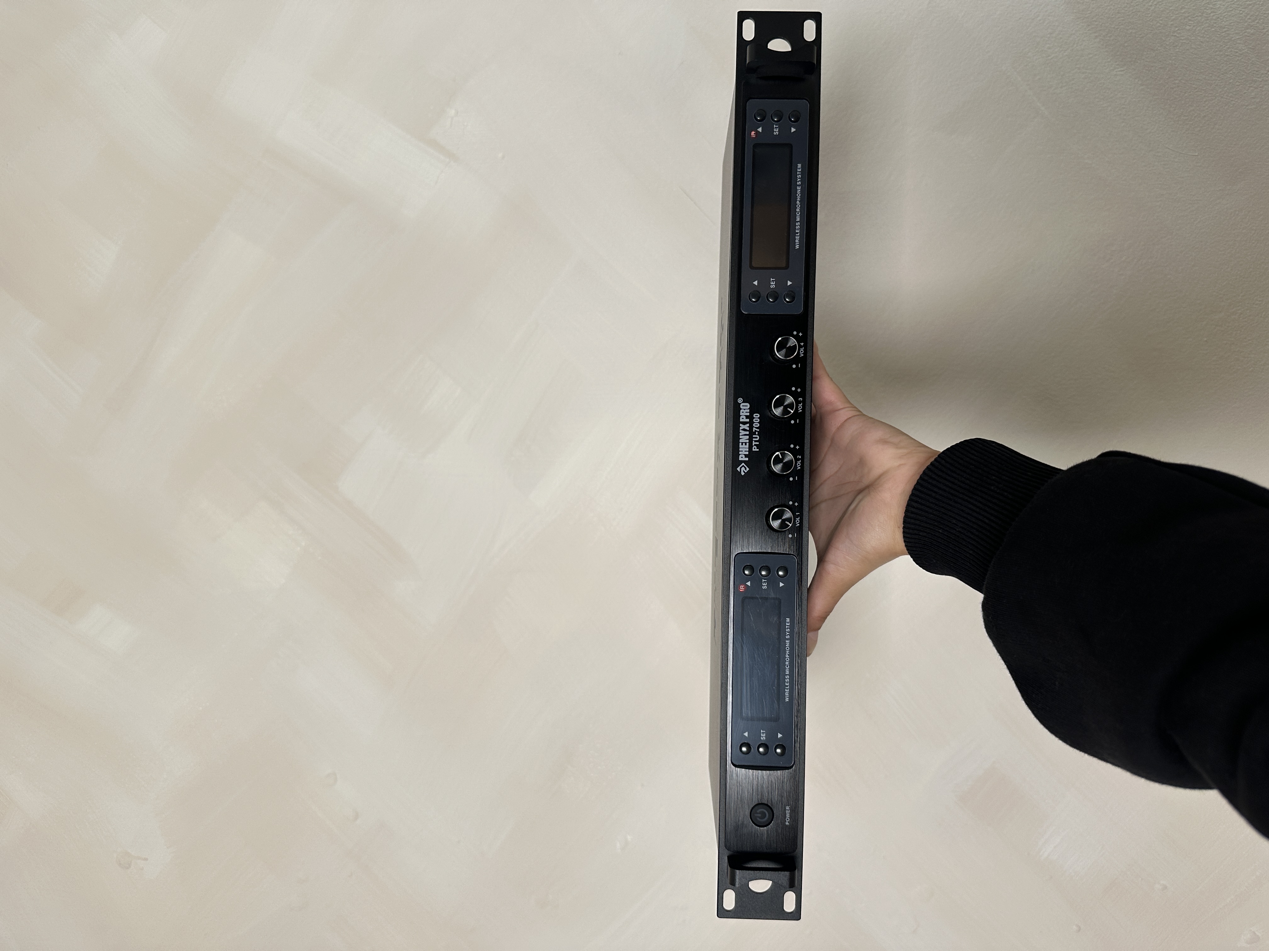 4x wireless mic set + rechargeable batteries - phenyx pro ptu-7000-4h 