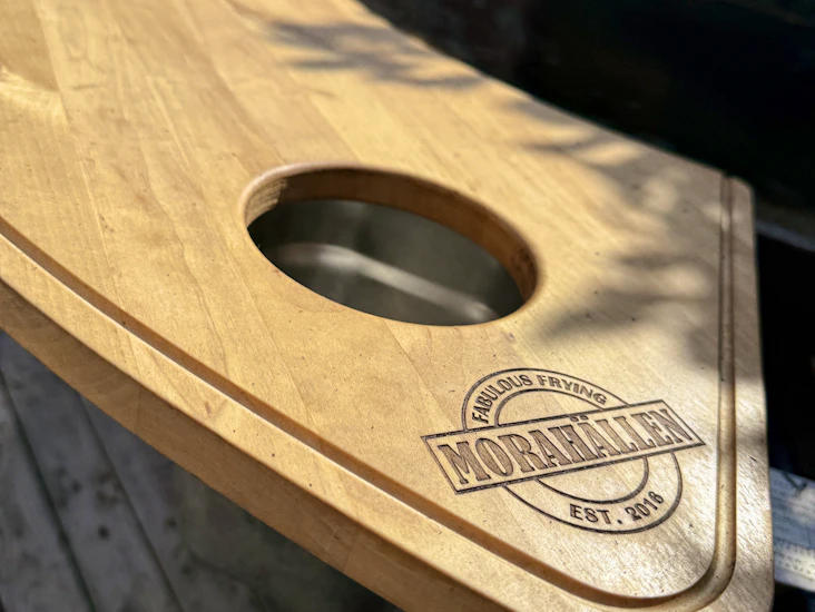 Stekhäll 95cm med dubbla bord