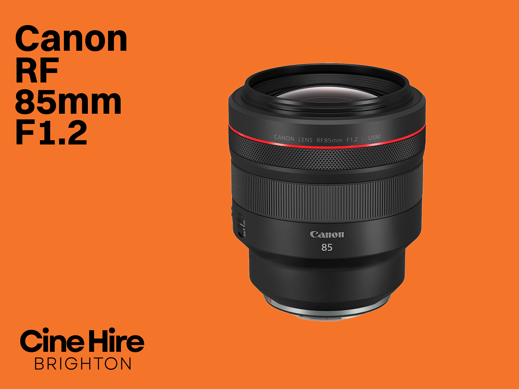 Canon rf 85mm f1.2 lens