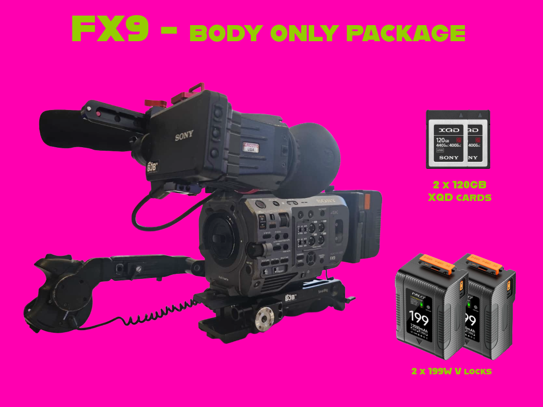 Sony fx9 camera body only shoot package