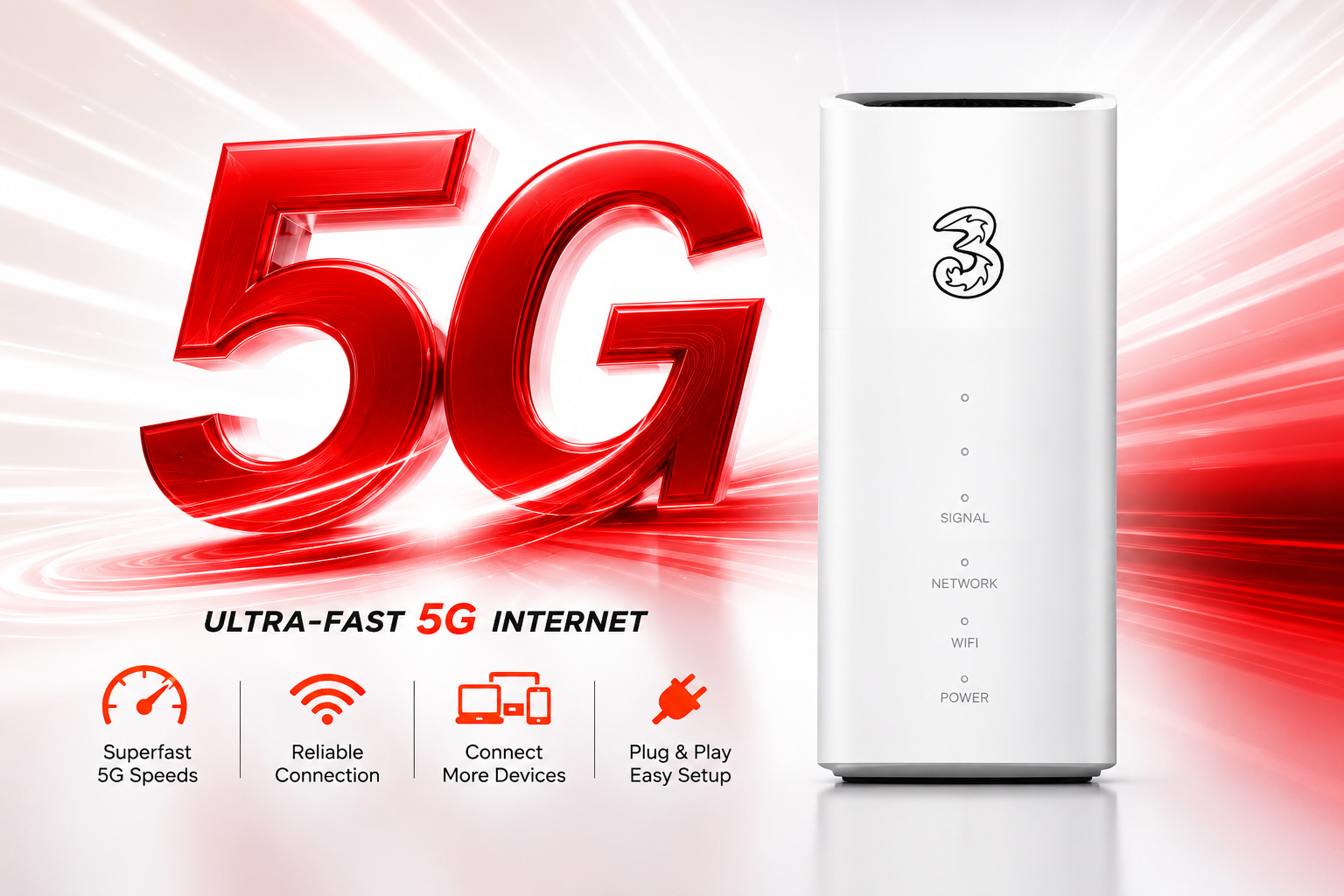 5g high-speed unlimited internet router