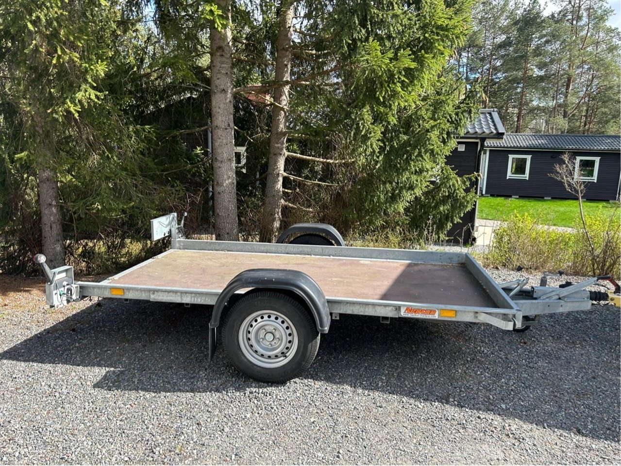 Multitrailer totalvikt 1300kg last 1000kg atv släp för mopedbil utv