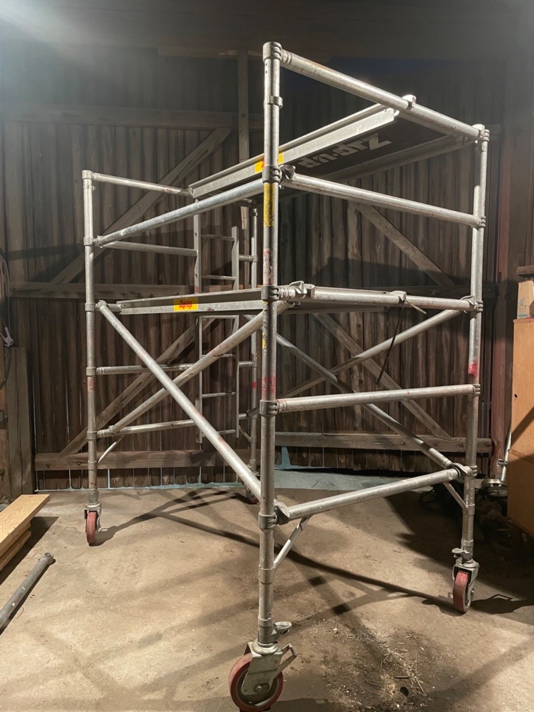 Zip-up målarställning rullställning