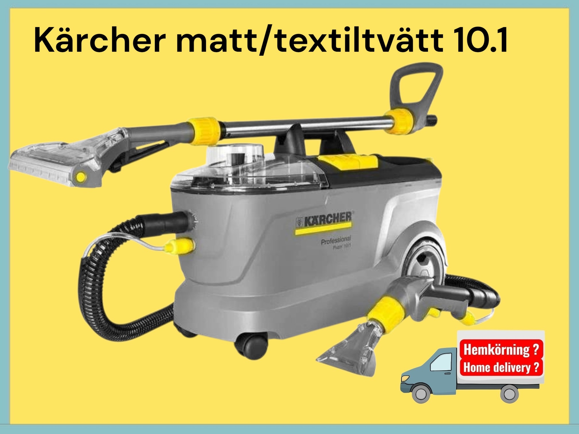 Matt / textiltvätt kärcher pro 10/1 proffs