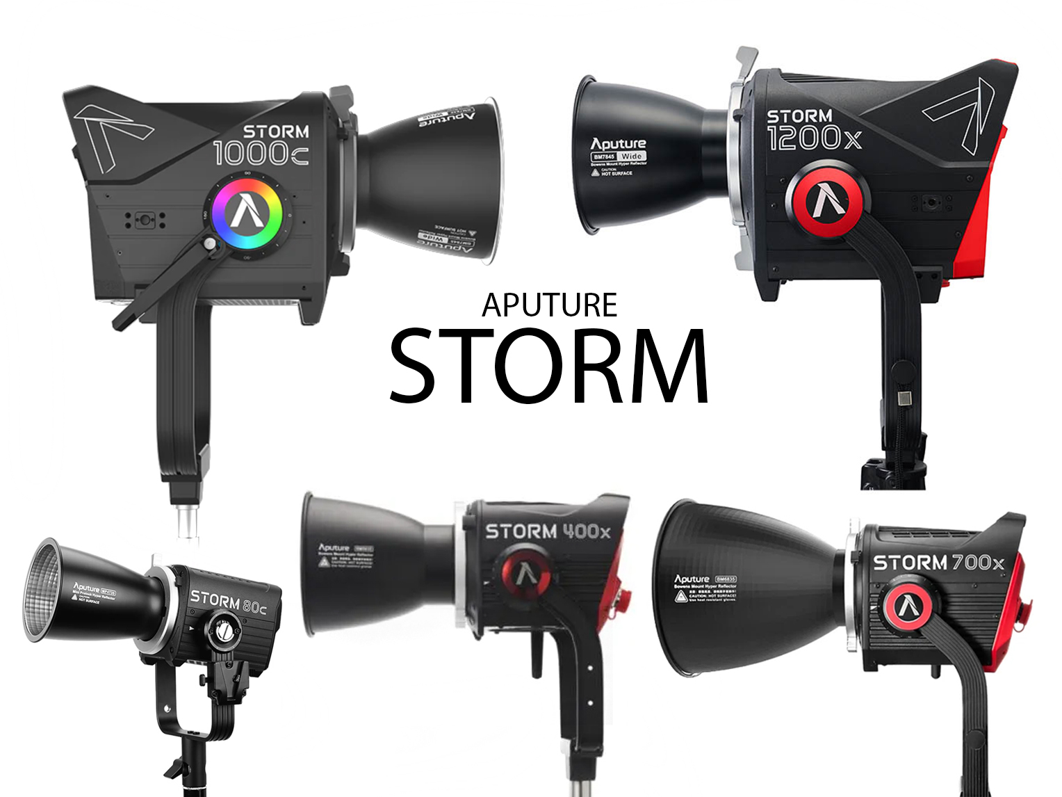 Aputure storm series ( blair led ) 80c 400x 700x 1000c 