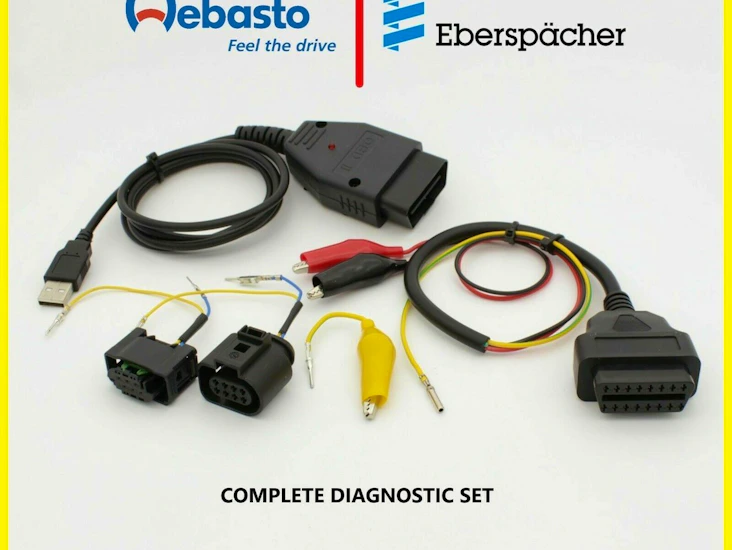 Laptop med webasto og eberspacher diagnose