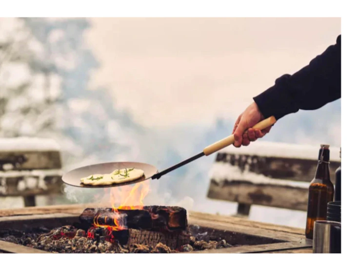 2kpl nuotio lettupannu