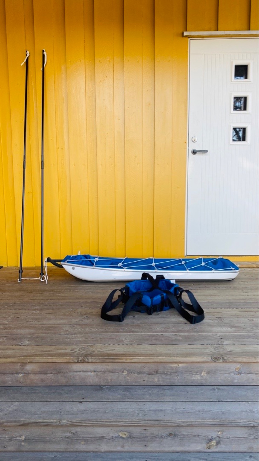 Pulk savotta paljakka ahkio